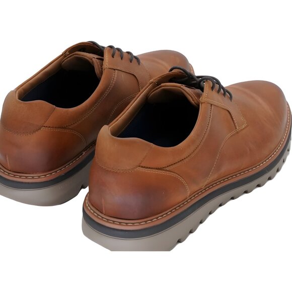 Mens Johnston Murphy Braydon Tan Derby Shoes US 10 M - Picture 3 of 6